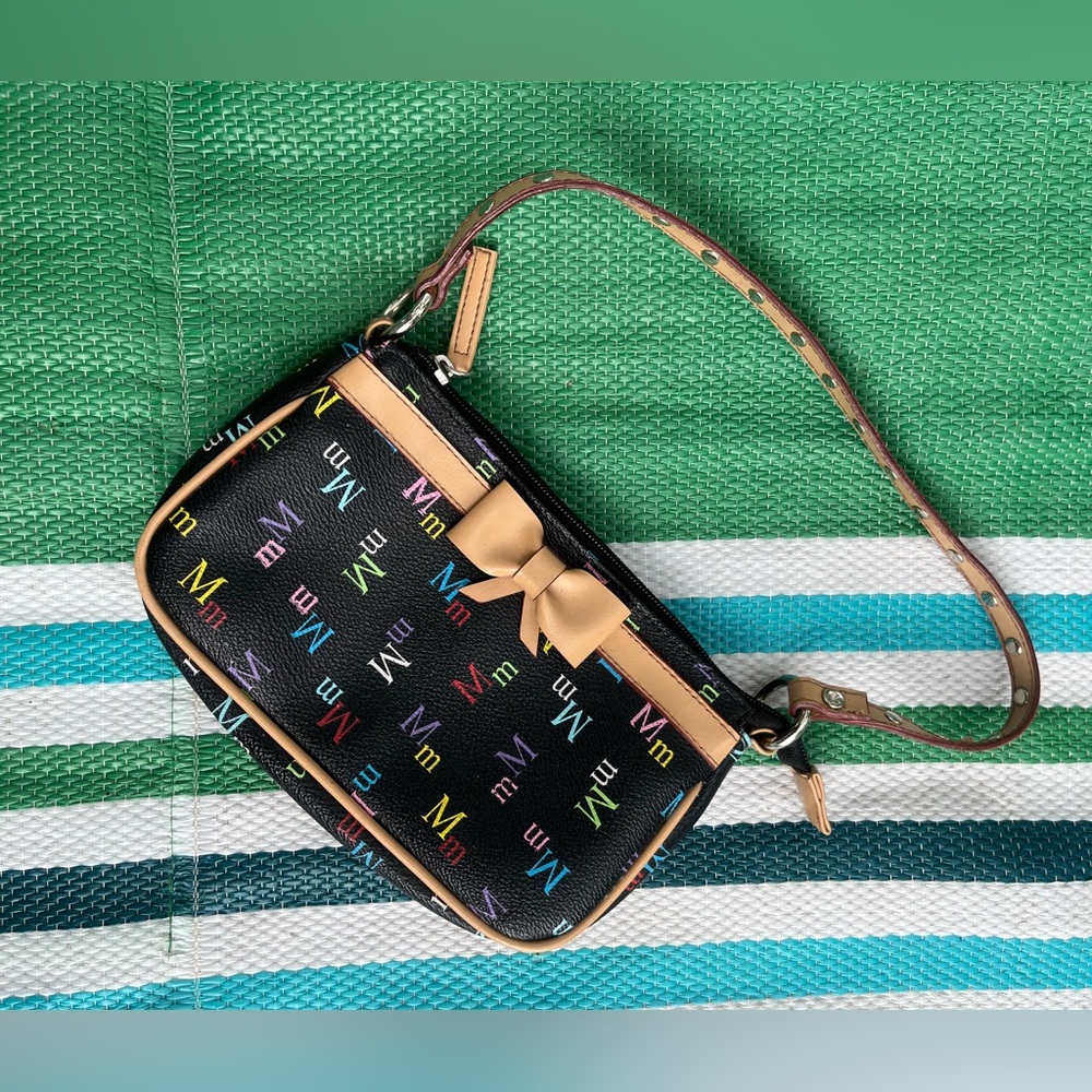 🎉✨ Limited Too Black Mini Bag with Multicolor “M” Letters